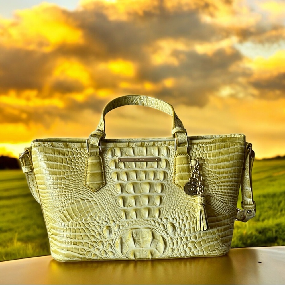 Brahmin Mini Asher Lemonade Handbag NWT